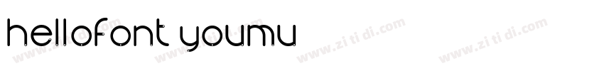 HelloFont YOUmu字体转换